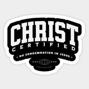 Christ Certified Sticker